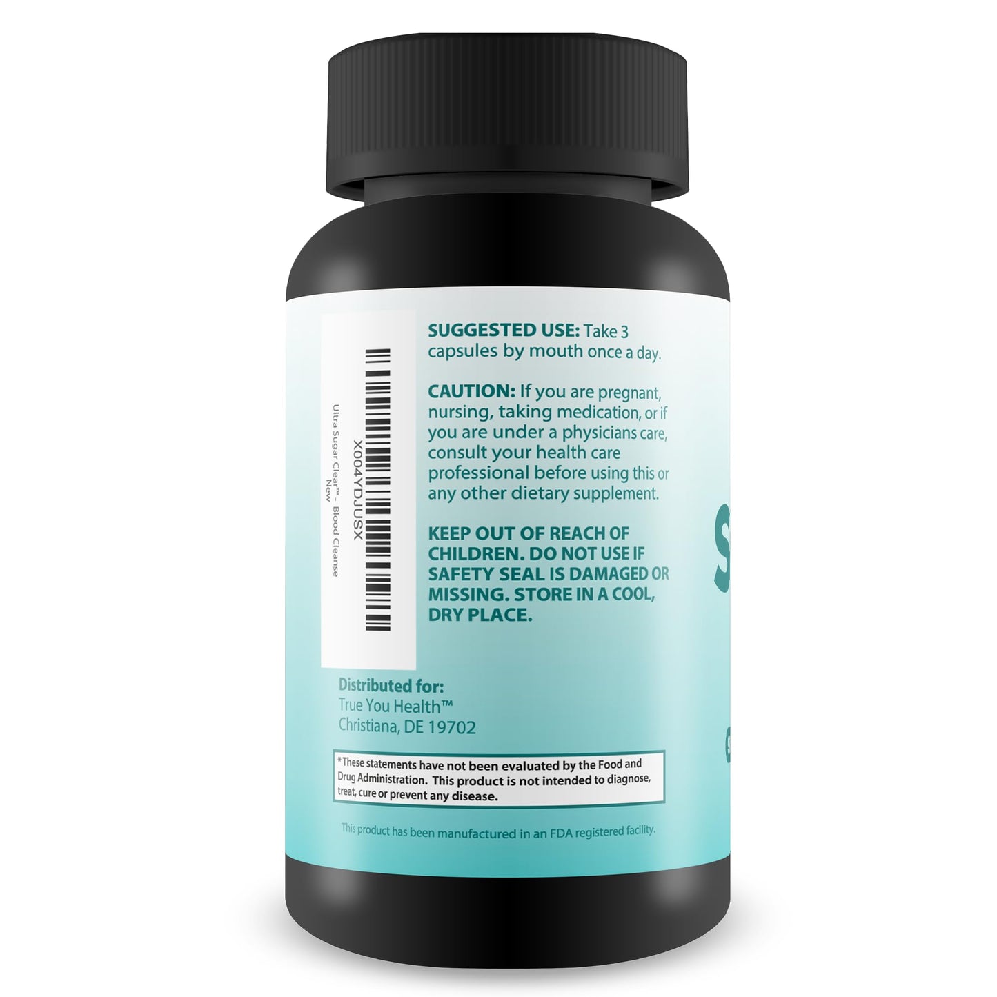 Ultra Sugar Clear - Our Best Blood Cleanse Detox Supplement - Bloodflow Support Supplement - Healthy Circulation Support Supplement - Sugar Balance Supplement - Sugar Health Blood Cleansing Formula - dailyvitalstore