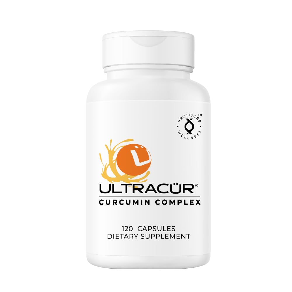 UltraCur Curcumin Complex Supplement - Ultra Bioavailable High Absorption Turmeric Curcumin Supplement for Joint, Muscle & Brain Support - Patented Protisorb for Premium Absorption – 120 Capsules - dailyvitalstore