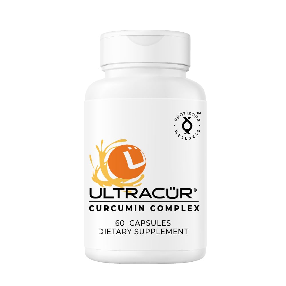 Ultracur Curcumin Complex Supplement - Ultra Bioavailable High Absorption Turmeric Curcumin Supplement for Joint, Muscle & Brain Support - Patented Protisorb for Premium Absorption – 60 Capsules - dailyvitalstore