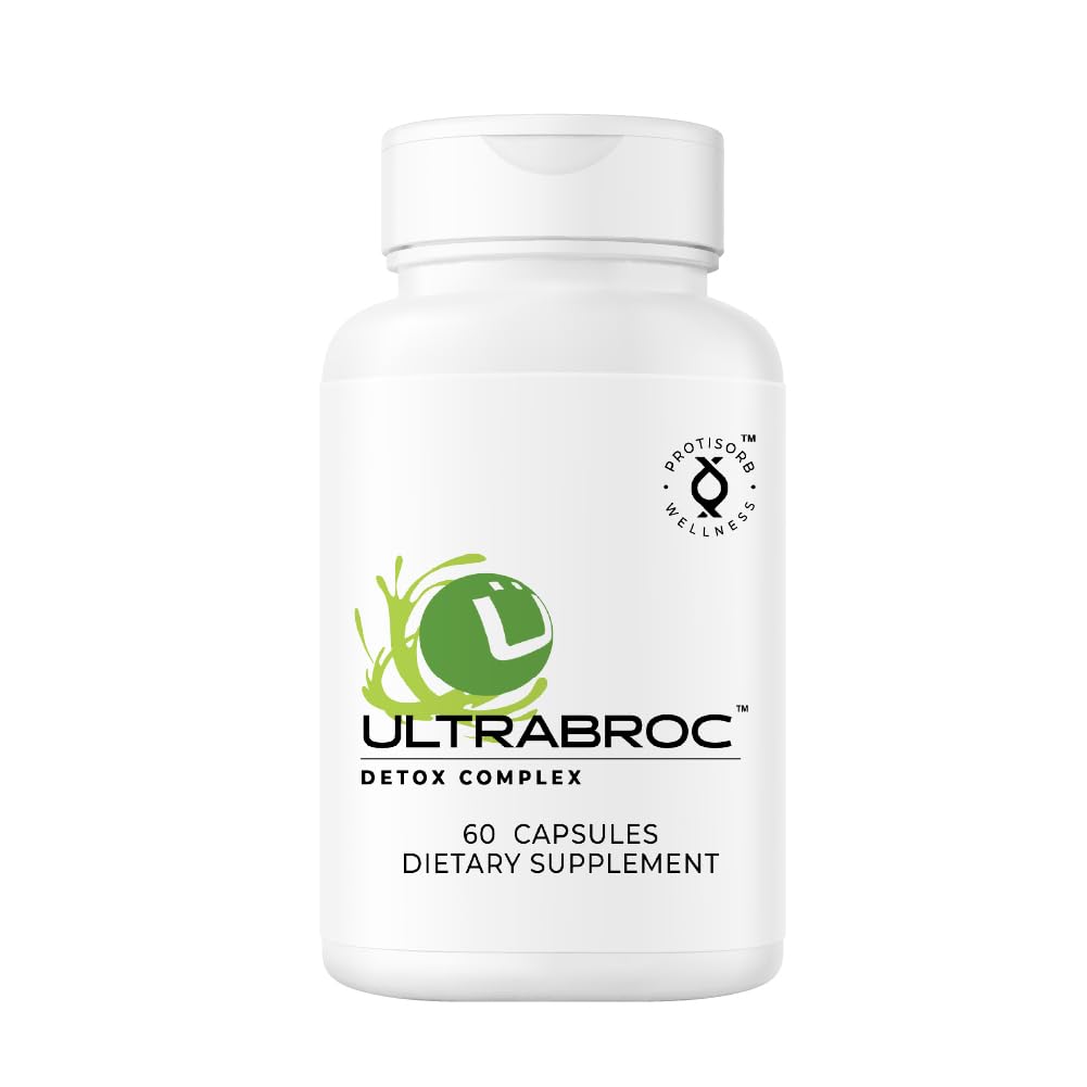 UltraCur Detoxification Supplement | Broccoli Seed Extract & Protisorb Curcumin, Sulforaphane Glucoraphanin, Liver Support, Antioxidant Supplement, Fast Absorption | 60 Veg Capsules - dailyvitalstore