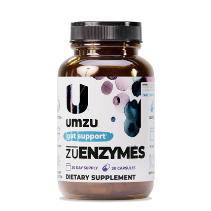 UMZU zuEnzymes Digestive Support Supplement, (30 Day Supply) – 21 Enzyme Blend with Lipase Protease & Amylase – Digestive Enzymes for Gut Health & Probiotic Daily - dailyvitalstore
