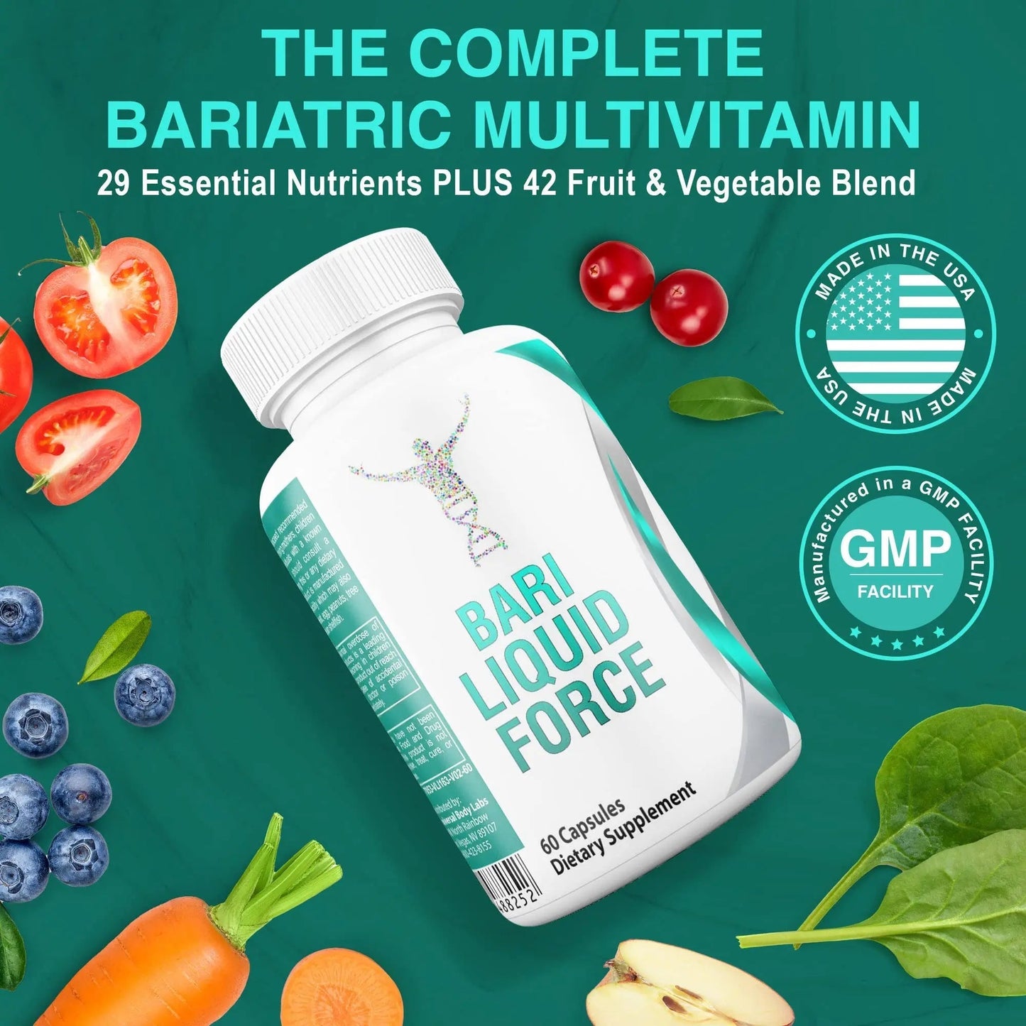 Universal Body Labs Bariatric Liquid Force Vitamin 2-Pack - dailyvitalstore