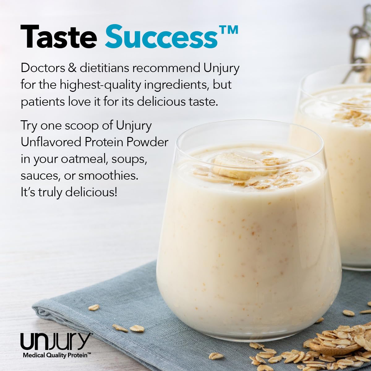 Unjury Unflavored Protein Powder | 21g 100% Whey Isolate Protein Powder | Unflavored Whey Protein Powder | Low Carb and Sugar Free Whey Protein Isolate | Gluten Free - dailyvitalstore