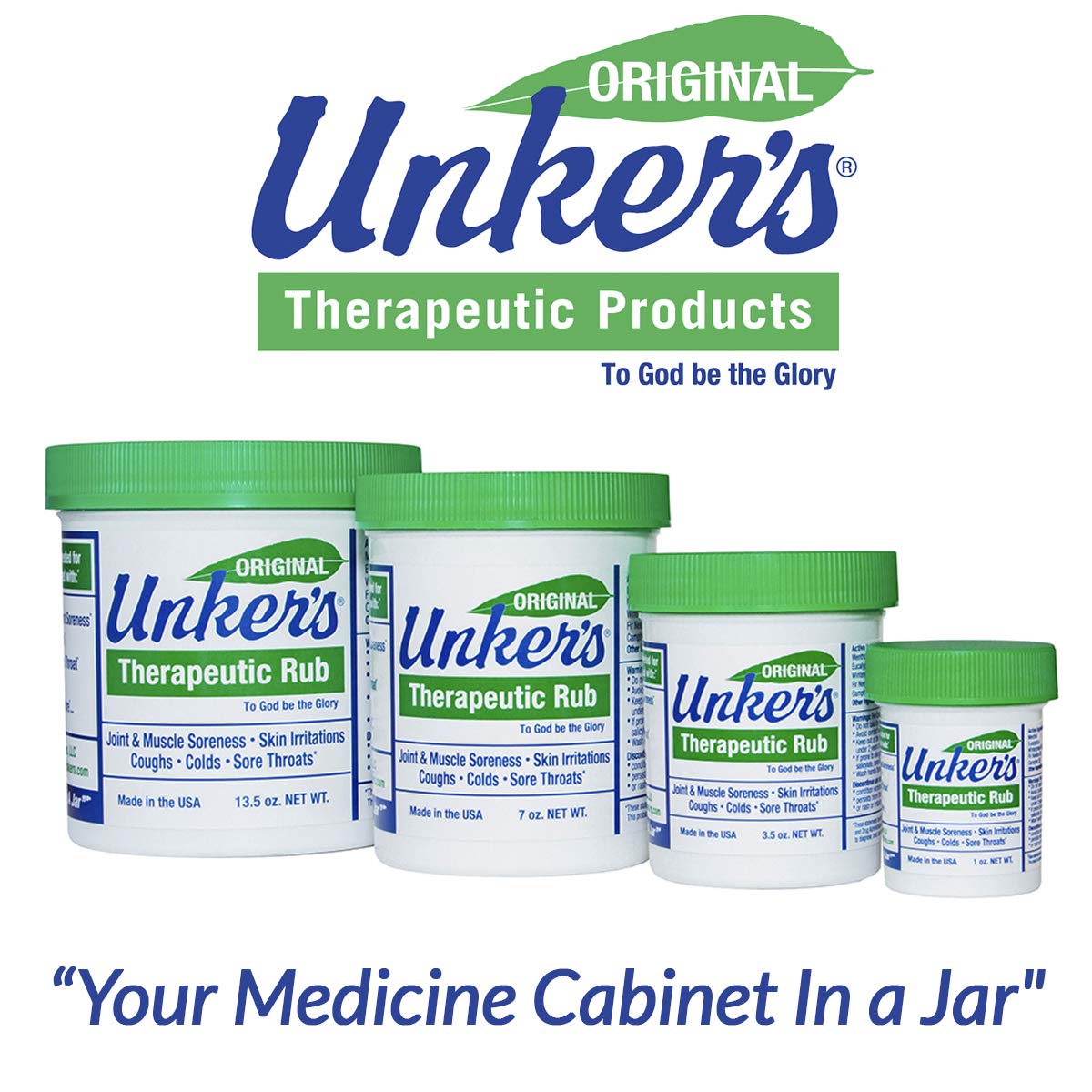 Unker's Unker's therapeutic rub 7 ounces, 7 Ounce - dailyvitalstore