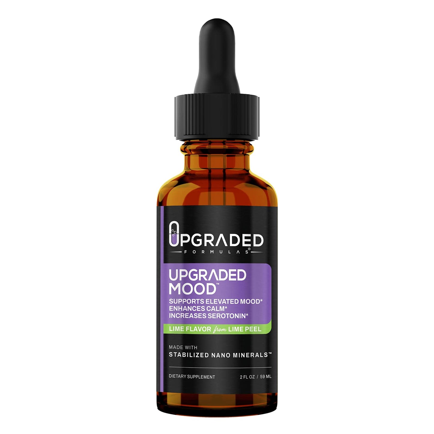 Upgraded Formulas Mood Support Supplement - Feel Calm and Uplifted All Throughout The Day, 2 fl oz - dailyvitalstore
