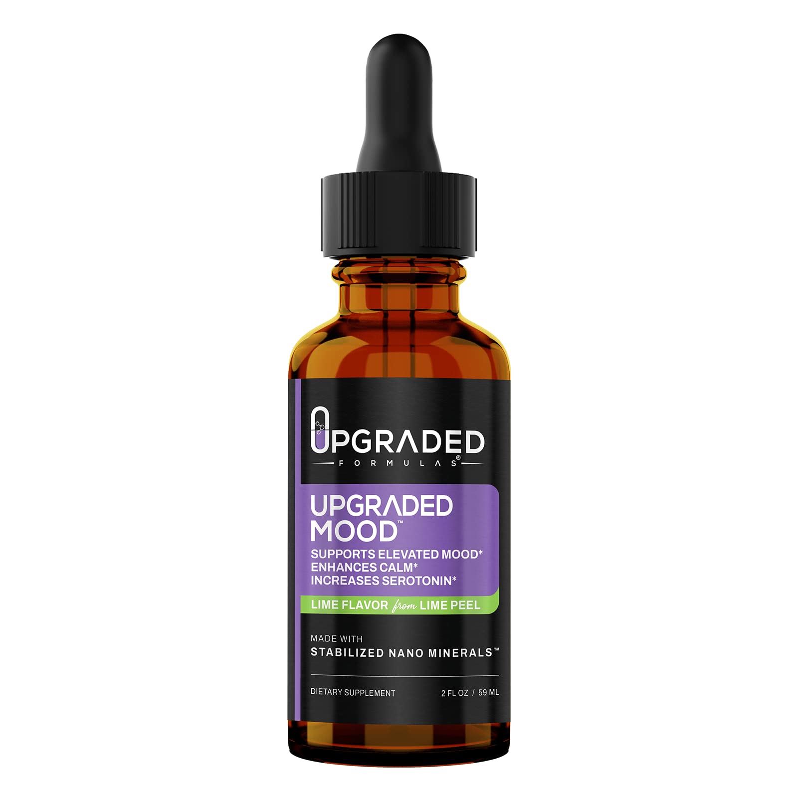Upgraded Formulas Mood Support Supplement - Feel Calm and Uplifted All Throughout The Day, 2 fl oz - dailyvitalstore