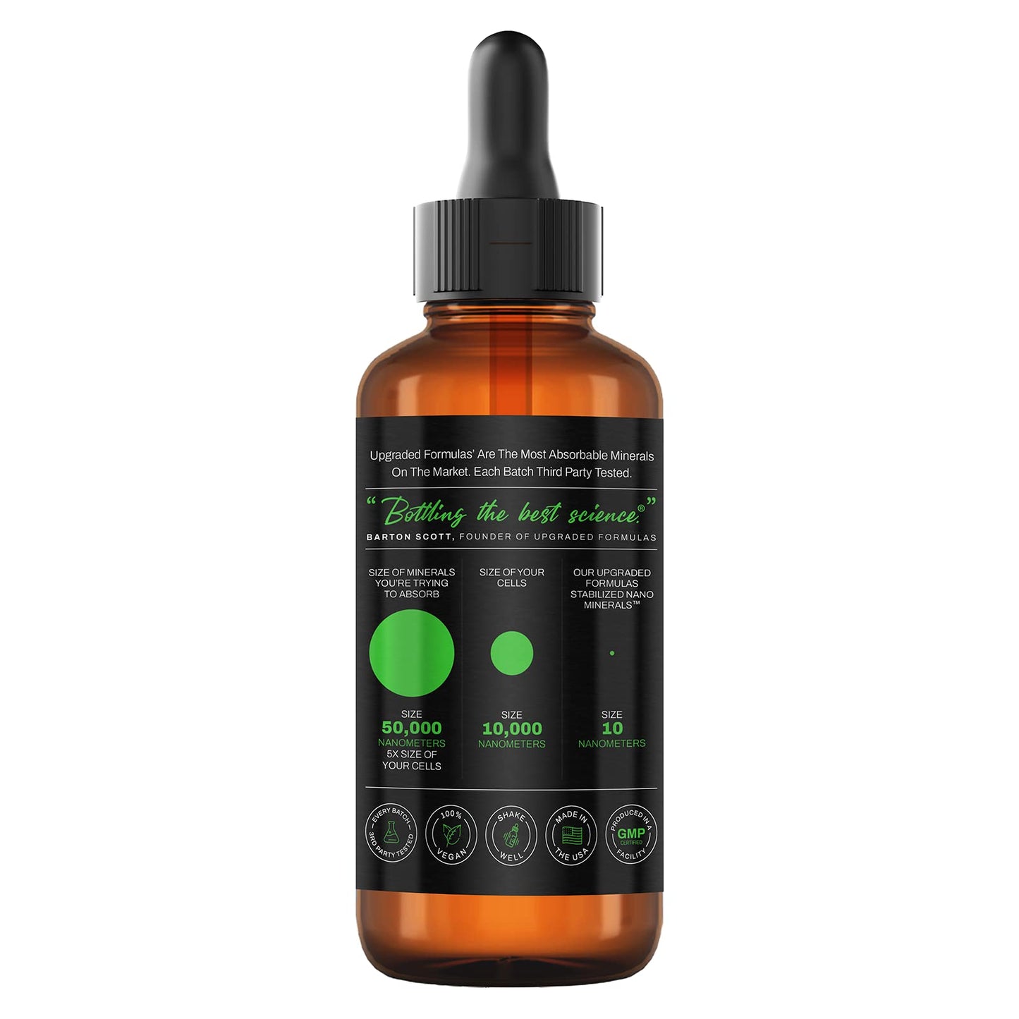 Upgraded Formulas Upgraded Charge Optimal Electrolyte Blend with Liquid Nano Minerals Dietary Supplement, 4 Fluid Ounces - dailyvitalstore