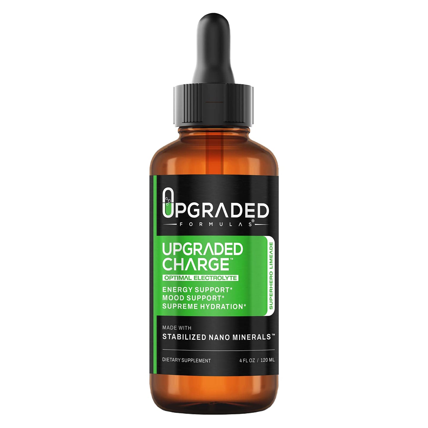 Upgraded Formulas Upgraded Charge Optimal Electrolyte Blend with Liquid Nano Minerals Dietary Supplement, 4 Fluid Ounces - dailyvitalstore