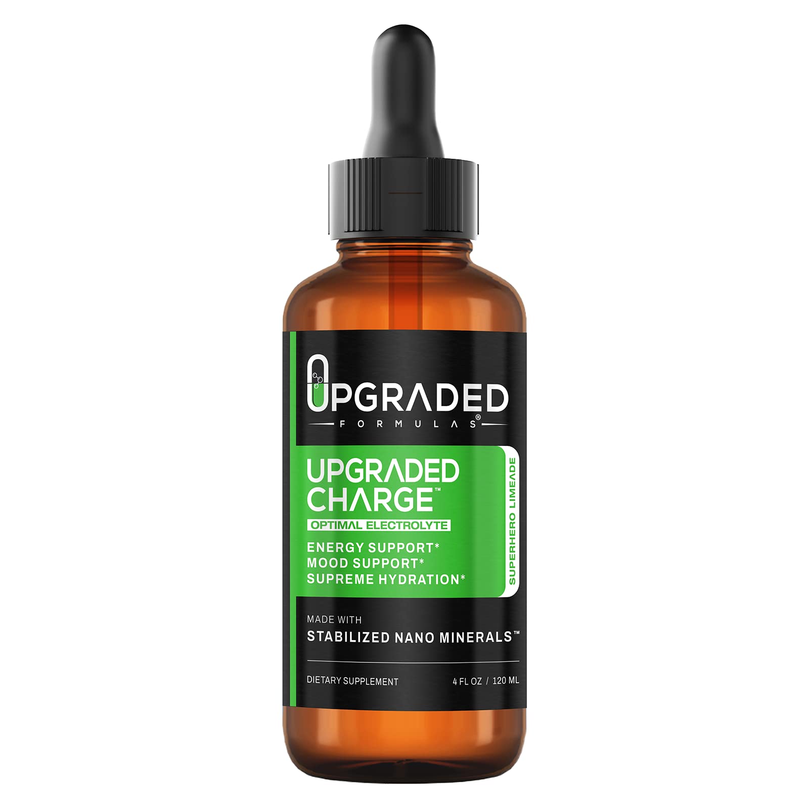 Upgraded Formulas Upgraded Charge Optimal Electrolyte Blend with Liquid Nano Minerals Dietary Supplement, 4 Fluid Ounces - dailyvitalstore