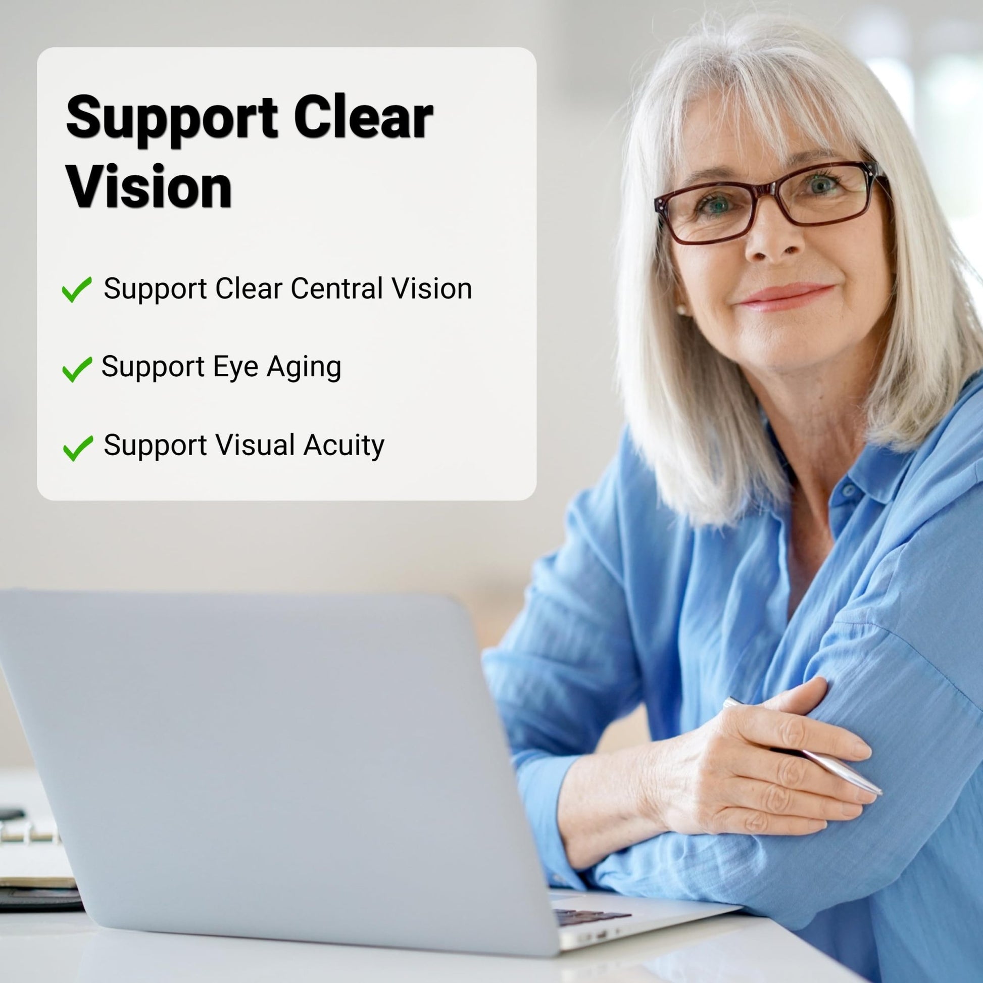 UpNourish AREDS 2 Eye Vitamins for Seniors - Lutein Eye Health Supplement for Adults - Computer Eye Strain Relief, Ocular Health and Dry Eye Support - Vision & Eye Supplements for Women and Men - dailyvitalstore