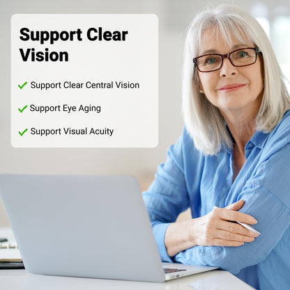 UpNourish AREDS 2 Eye Vitamins for Seniors - Lutein Eye Health Supplement for Adults - Computer Eye Strain Relief, Ocular Health and Dry Eye Support - Vision & Eye Supplements for Women and Men - dailyvitalstore