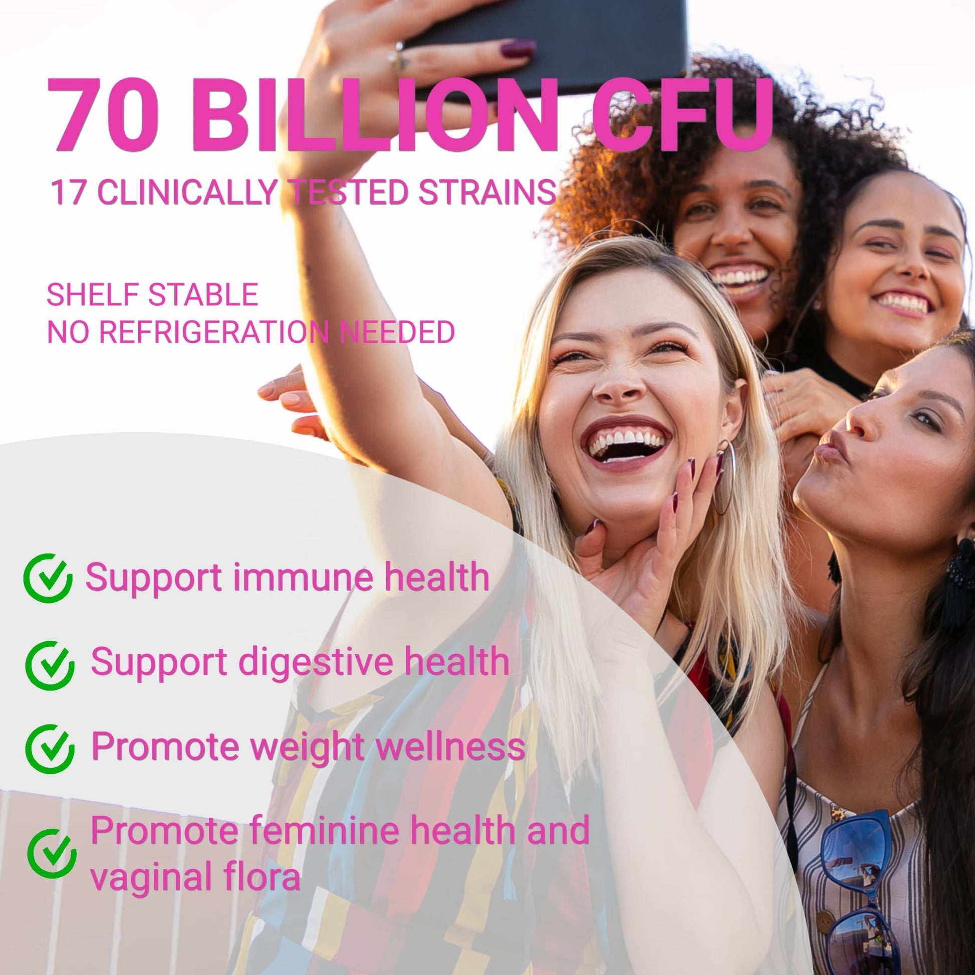 UpNourish Probiotics, Caviar Collagen with Prebiotics for Women's Digestive, Skin Radiance, and Feminine Health with Cranberry - dailyvitalstore