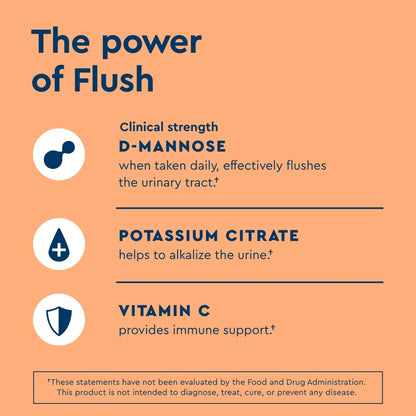 Uqora Flush (Pink Lemonade, 10 Packets) & Defend (60 Capsules) Bundle - Support Urinary Tract* with D-Mannose, Vitamin C & More - Support Bladder Health & Cleanse Biofilm* with D-Mannose & More - dailyvitalstore