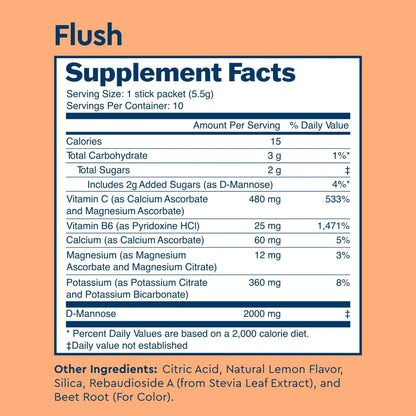 Uqora Flush (Pink Lemonade, 10 Packets) & Defend (60 Capsules) Bundle - Support Urinary Tract* with D-Mannose, Vitamin C & More - Support Bladder Health & Cleanse Biofilm* with D-Mannose & More - dailyvitalstore