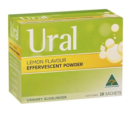 Ural Effervescent Powder 4G * 28 Sachets Urinary Alkalinizer Cystitis Relief - dailyvitalstore