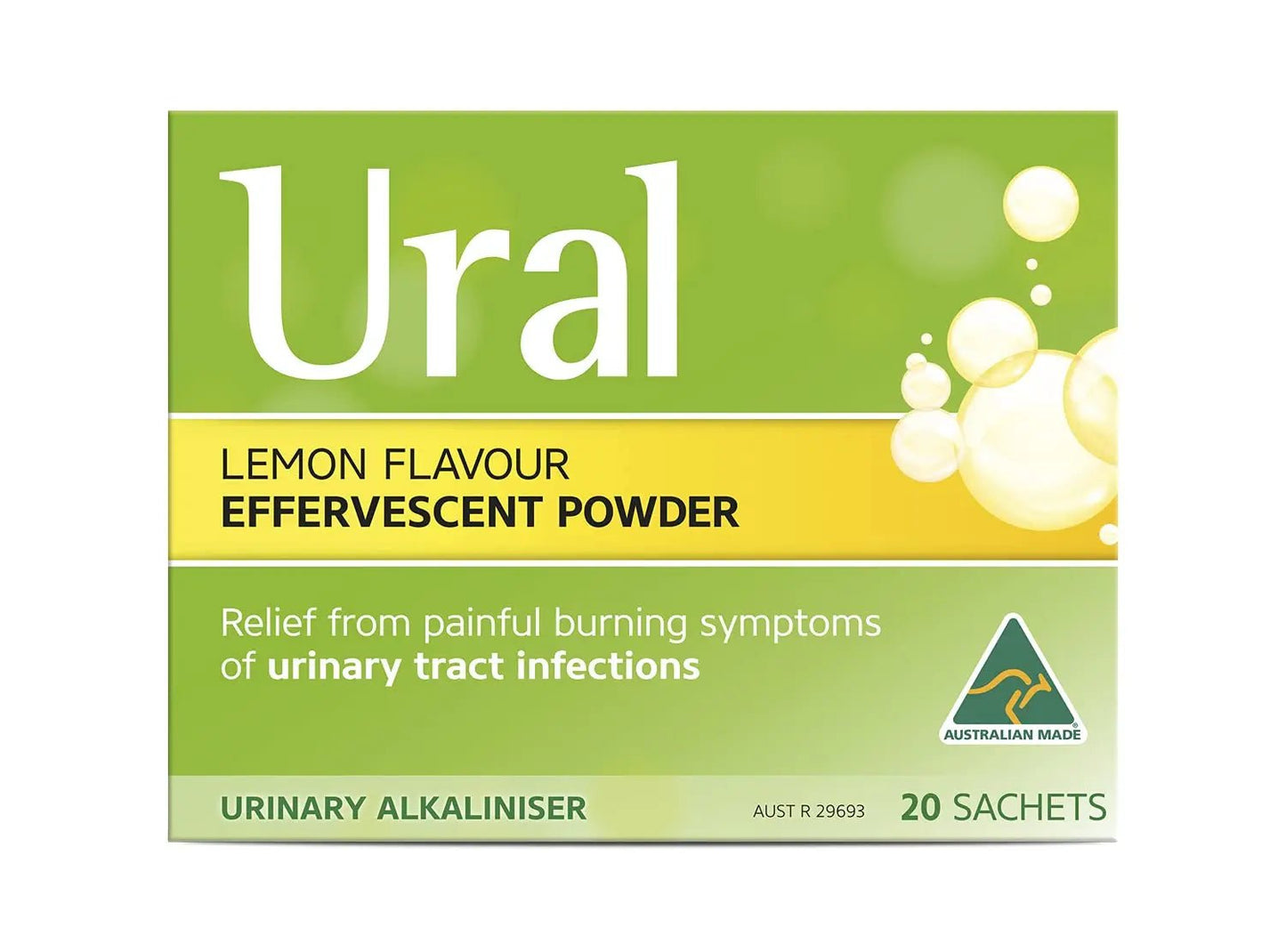 Ural Urinary Alkaliniser Effervescent Powder 28 Sachets - dailyvitalstore