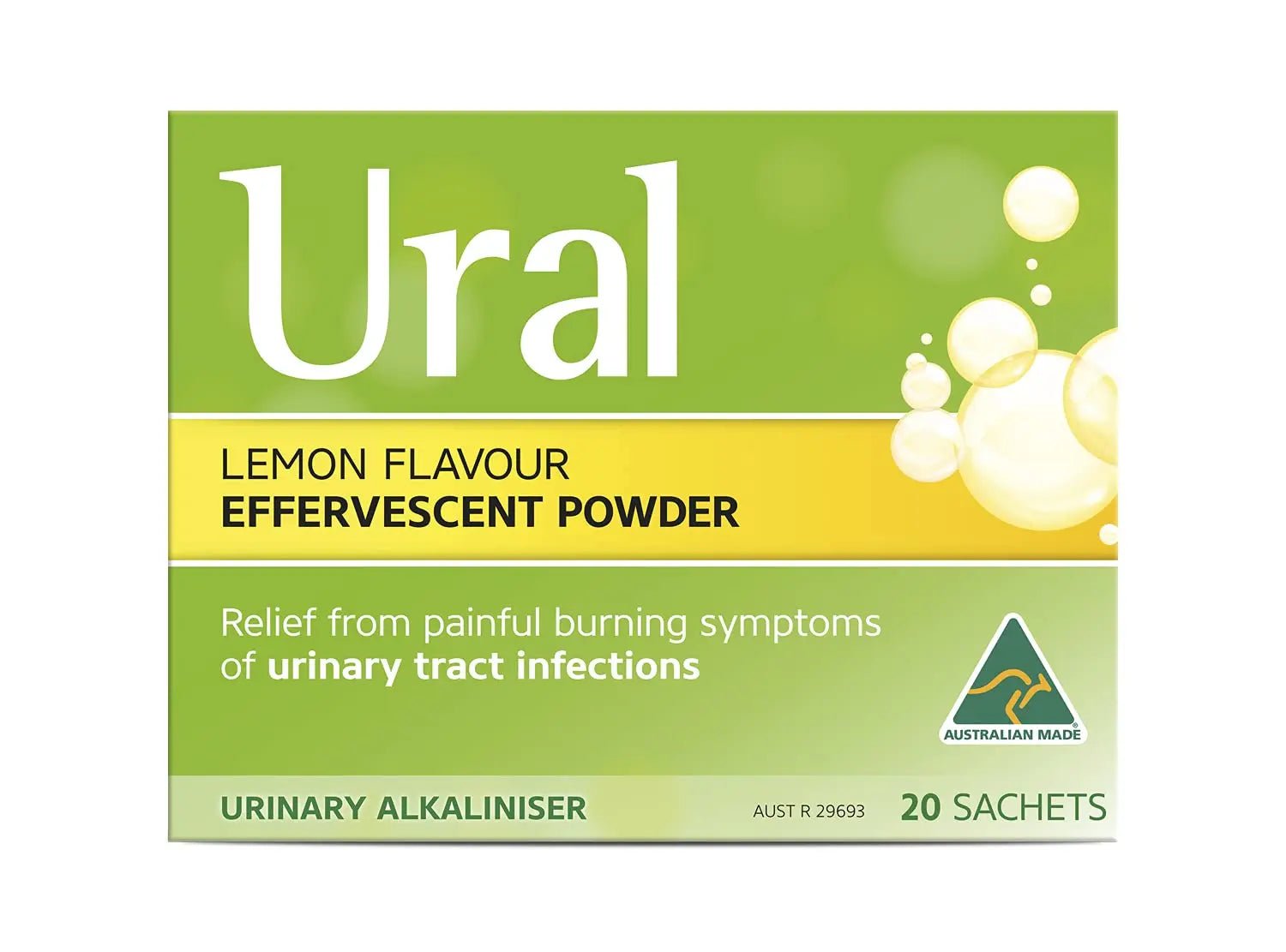 Ural Urinary Alkaliniser Effervescent Powder 28 Sachets - dailyvitalstore