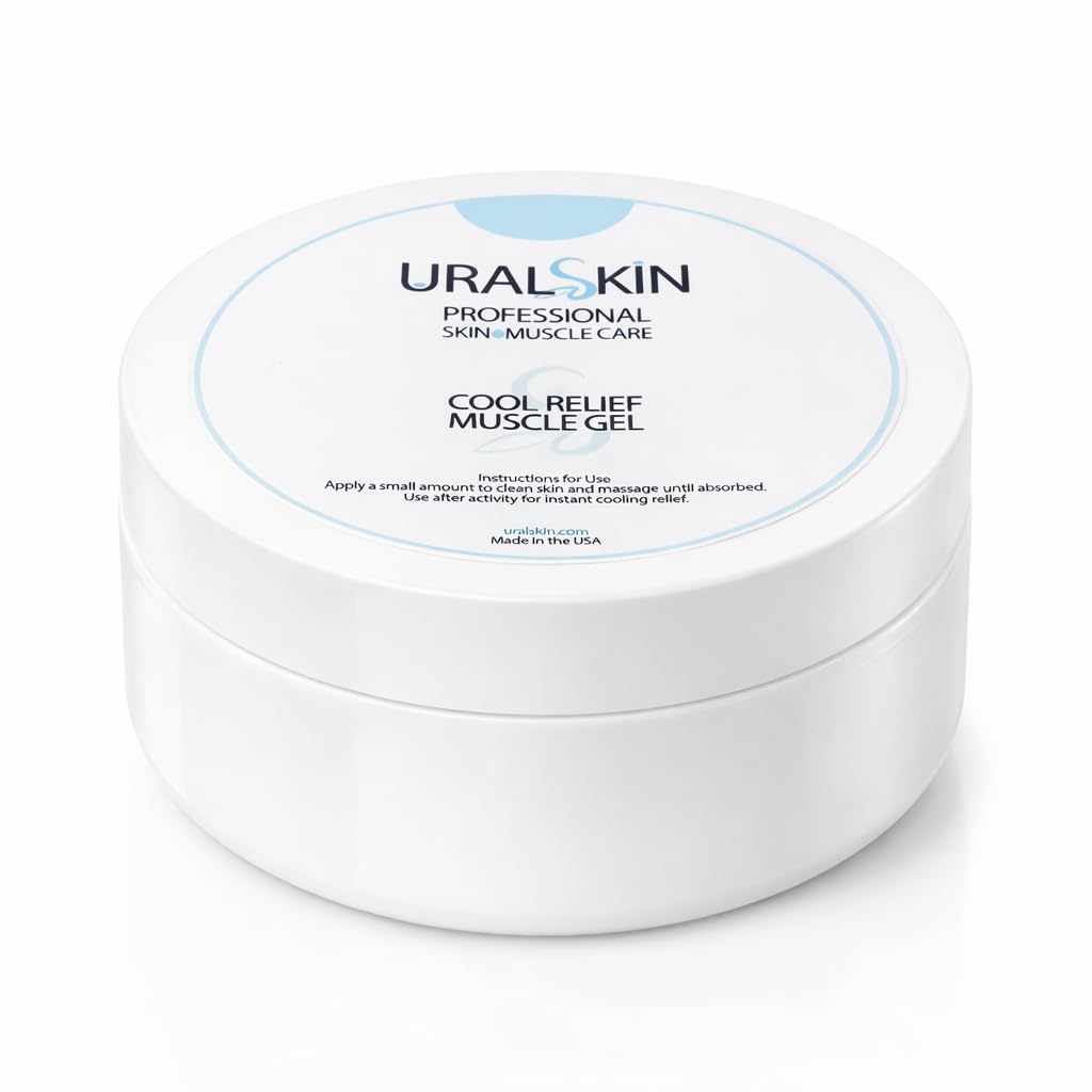 URALSKIN Cooling Muscle Gel – Fast-Drying, Non-Greasy Gel for Body, 4 oz (113 g) - dailyvitalstore