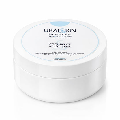 URALSKIN Cooling Muscle Gel – Fast-Drying, Non-Greasy Gel for Body, 4 oz (113 g) - dailyvitalstore