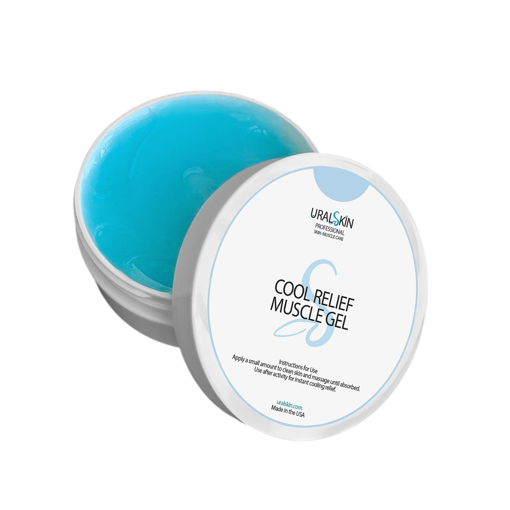 URALSKIN Cooling Muscle Gel – Fast-Drying, Non-Greasy Gel for Body, 4 oz (113 g) - dailyvitalstore