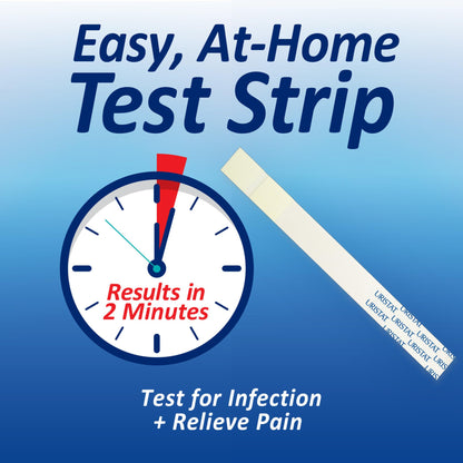 Uristat Ultra Strength Urinary Tract Infection Treatments and Test Relief Kit – 1 UTI Test Strip & 12 Cranberry Flavor Relief Tablets to Ease Urinary Pain, Burning & Urgency - dailyvitalstore