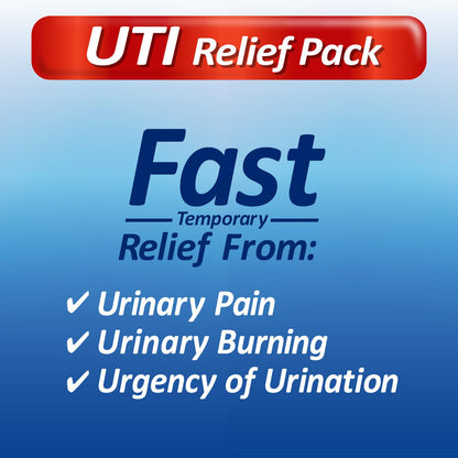 Uristat Ultra Strength Urinary Tract Infection Treatments and Test Relief Kit – 1 UTI Test Strip & 12 Cranberry Flavor Relief Tablets to Ease Urinary Pain, Burning & Urgency - dailyvitalstore