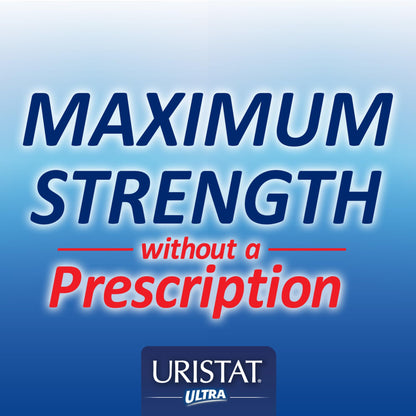 Uristat Ultra Strength UTI Relief Tablets – Ease Urinary Pain, Burning & Urgency, Cranberry Flavor, 30 Count - dailyvitalstore