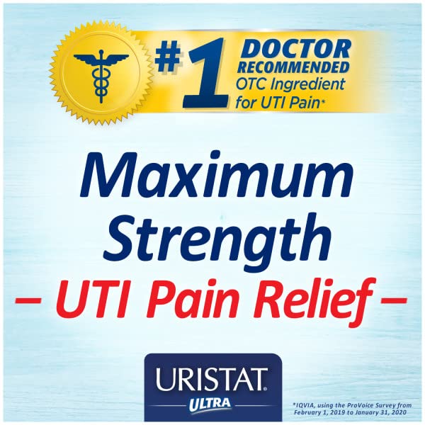 URISTAT Ultra UTI Pain Relief, Cranberry Flavored Coating, 30 Tablets (Pack of 2) - dailyvitalstore