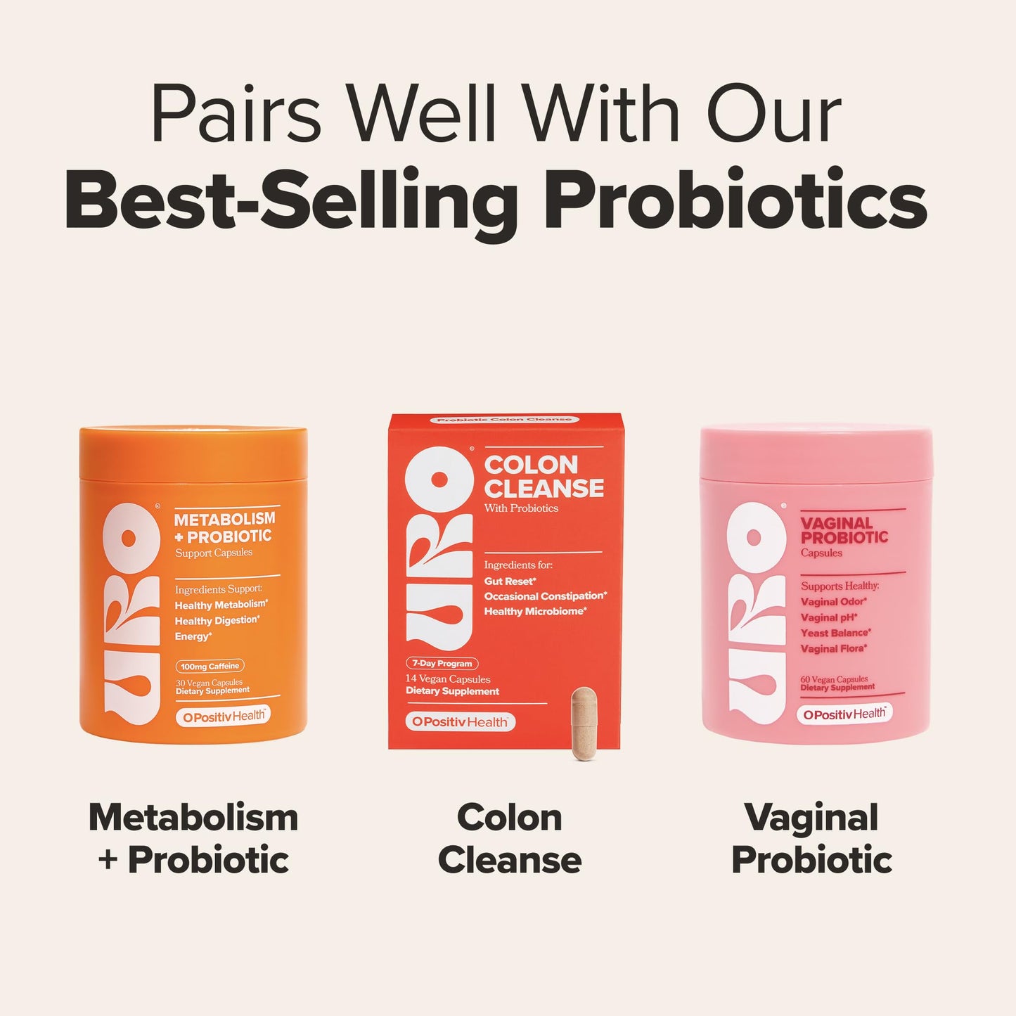 URO Colon Cleanse – 7-Day Probiotic Routine for Healthy Bowel Movements & Relief from Occasional Constipation – with Probiotics, Senna Extract - dailyvitalstore