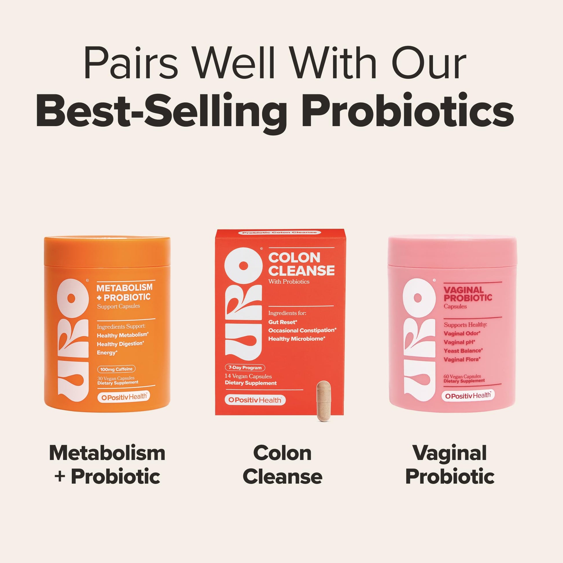 URO Colon Cleanse – 7-Day Probiotic Routine for Healthy Bowel Movements & Relief from Occasional Constipation – with Probiotics, Senna Extract - dailyvitalstore
