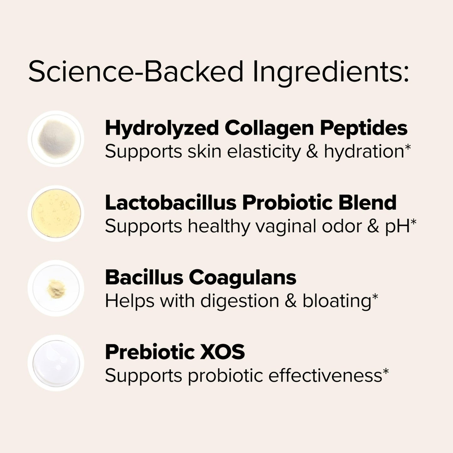URO Women’s Probiotic + Collagen Peptides Powder – Vaginal, Skin & Gut Health In One Daily Scoop – With Hydrolyzed Collagen Peptides, Probiotic Blend, and XOS Prebiotics – 20 servings - dailyvitalstore
