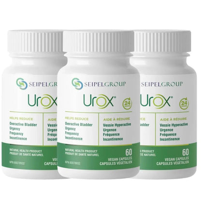 UROX Bladder Control, Safe and Effective Bladder Support Supplement for Men & Women, Helps Reduce Urinary Leakage, Frequency, Urgency, 180 Vegetarian Capsules - dailyvitalstore