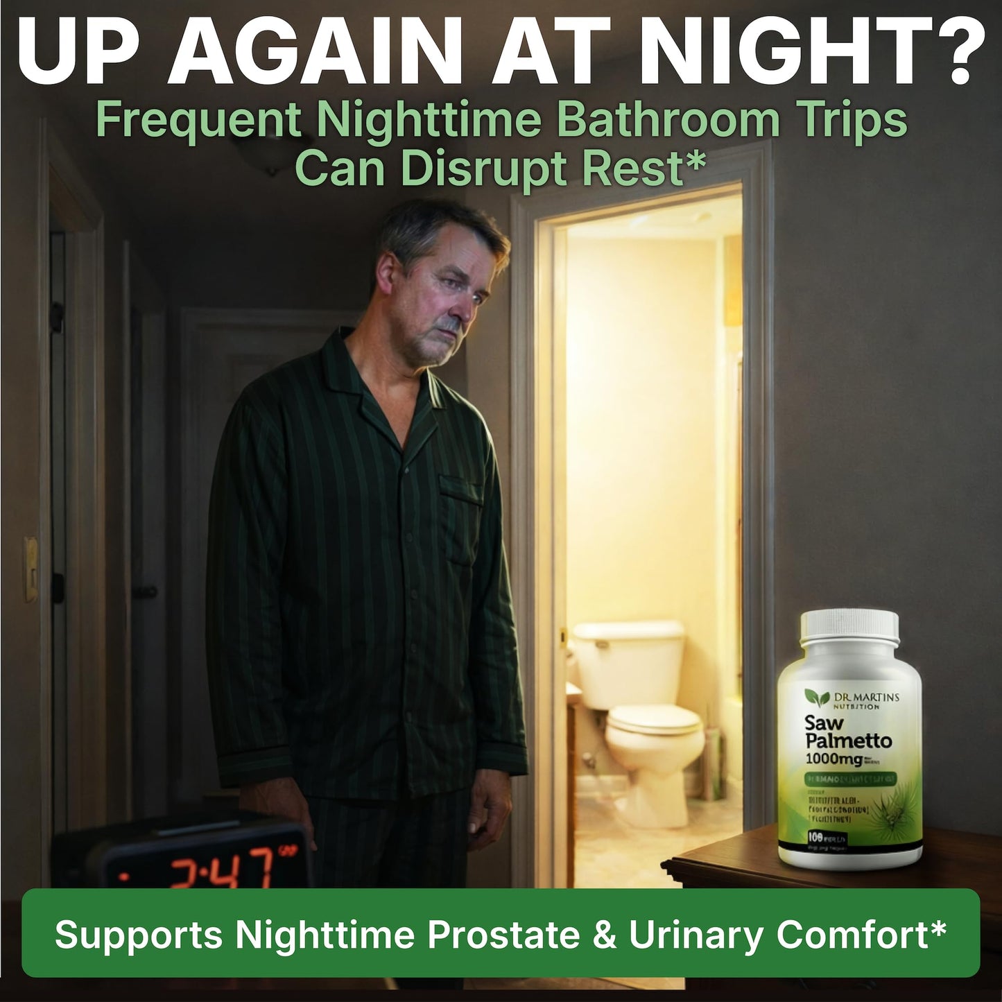 USA Grown Saw Palmetto | 180 Capsules Prostate Health Supplement | Hair Growth for Men & Women | Support to Help Maintain Normal Urination Frequency - dailyvitalstore