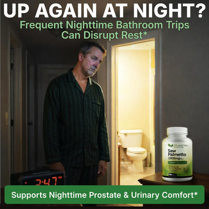 USA Grown Saw Palmetto | 180 Capsules Prostate Health Supplement | Hair Growth for Men & Women | Support to Help Maintain Normal Urination Frequency - dailyvitalstore