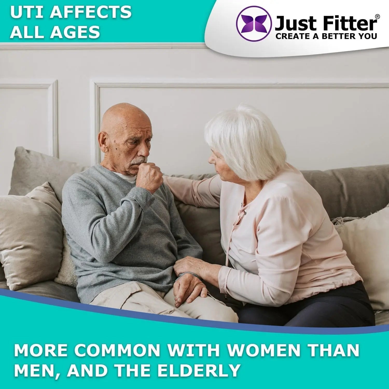 UTI Kit – UTI Test Strips with Emergency Urination Support Bags, 60 Urinary Tract Infection Test Strips with 6 Portable Disposable Urine Bags, Home Urinalysis Test for Leukocytes & Nitrites - dailyvitalstore