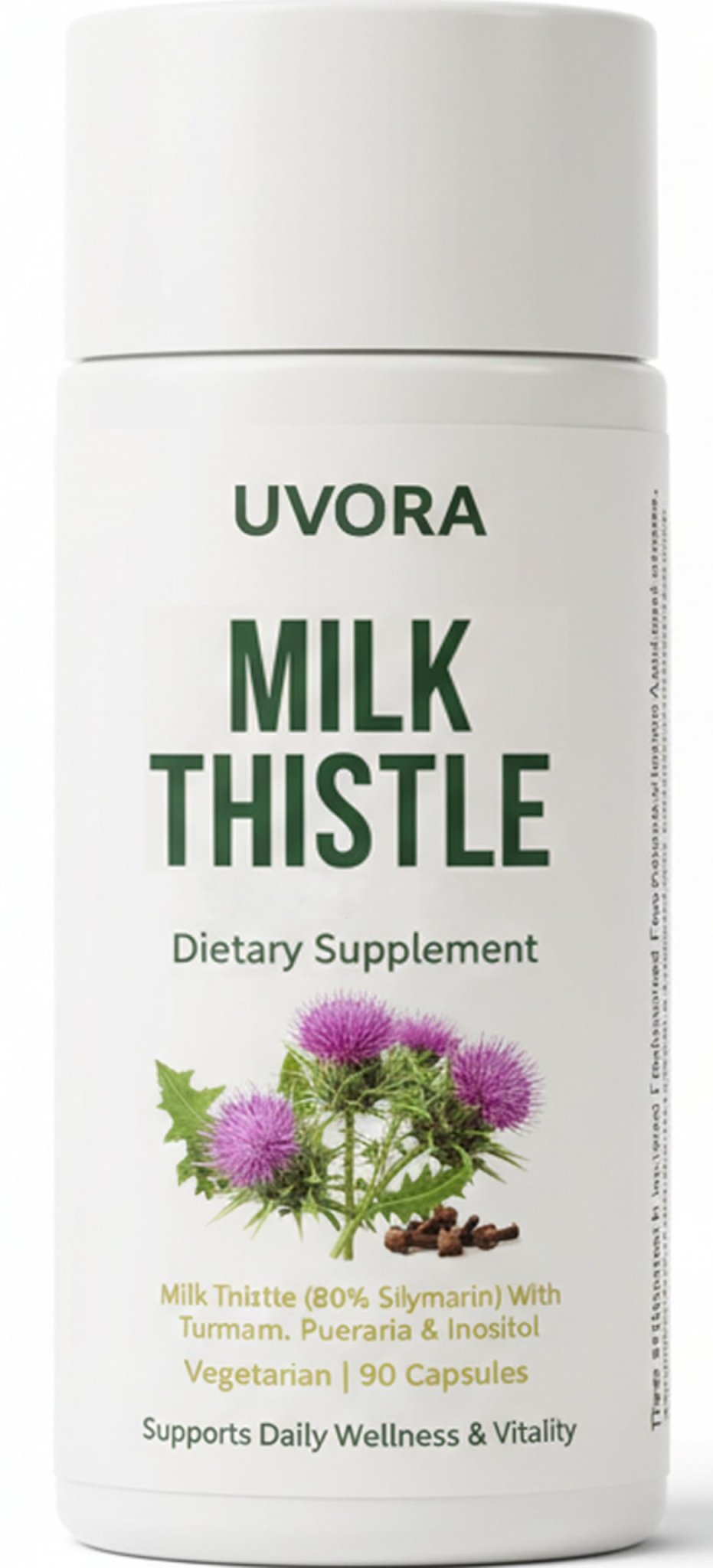 Uvora - Milk Thistle Extract,Uvora Premium Herbal Supplement with Milk Thistle Extract & Antioxidants – Supports Natural ification - dailyvitalstore