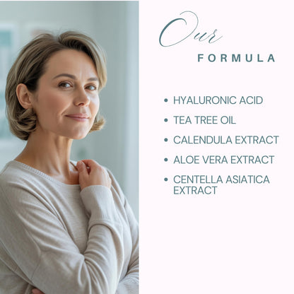 Vaginal Moisturizer for Women with Hyaluronic Acid - Hormone-Free - Intimate Moisturizer for Vaginal Dryness During Menopause - Ideal for Skin Revitalization, pH Balance & Post-Childbirth Recovery - dailyvitalstore