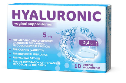 Vaginal Moisturizer for Women with Hyaluronic Acid - Hormone-Free - Intimate Moisturizer for Vaginal Dryness During Menopause - Ideal for Skin Revitalization, pH Balance & Post-Childbirth Recovery - dailyvitalstore