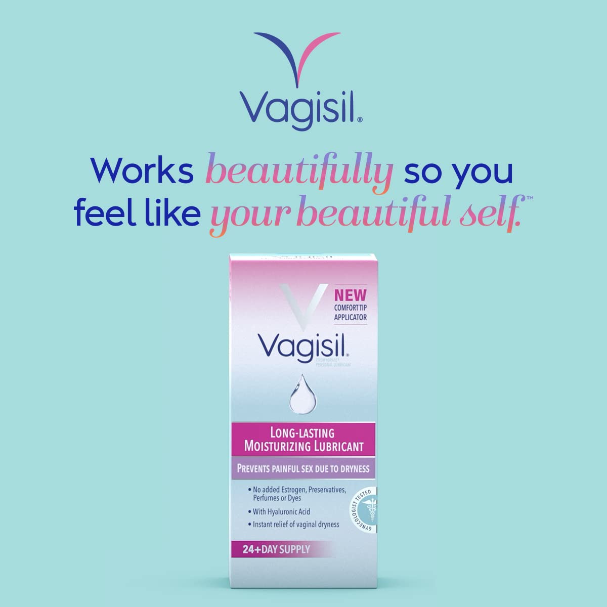 Vagisil Prohydrate Internal Vaginal Moisturizer, Gel & Lubricant for Women, Gynecologist Tested, 8 Count, Pack of 3 (24 Total Applicators) - dailyvitalstore