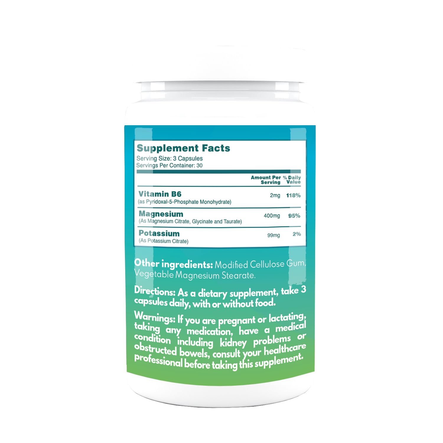 VAL Triple Magnesium Complex 400mg (Glycinate, Taurate & Citrate) for Muscle Relaxation, Sleep & Calm Energy, Vegan, Non-GMO, 90 Capsules - dailyvitalstore