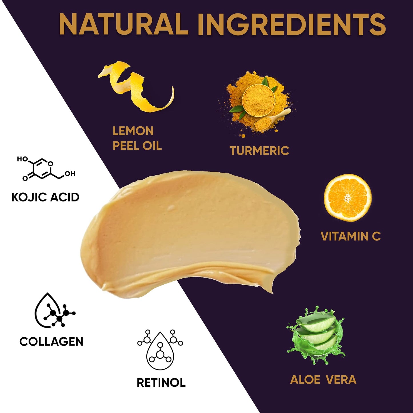 VALITIC Vitamin C & Turmeric Clay Mask - Dark Spot Corrector with Kojic Acid, Hyaluronic Acid & Retinol - Skin Care Routine for Minimizing Pores - dailyvitalstore