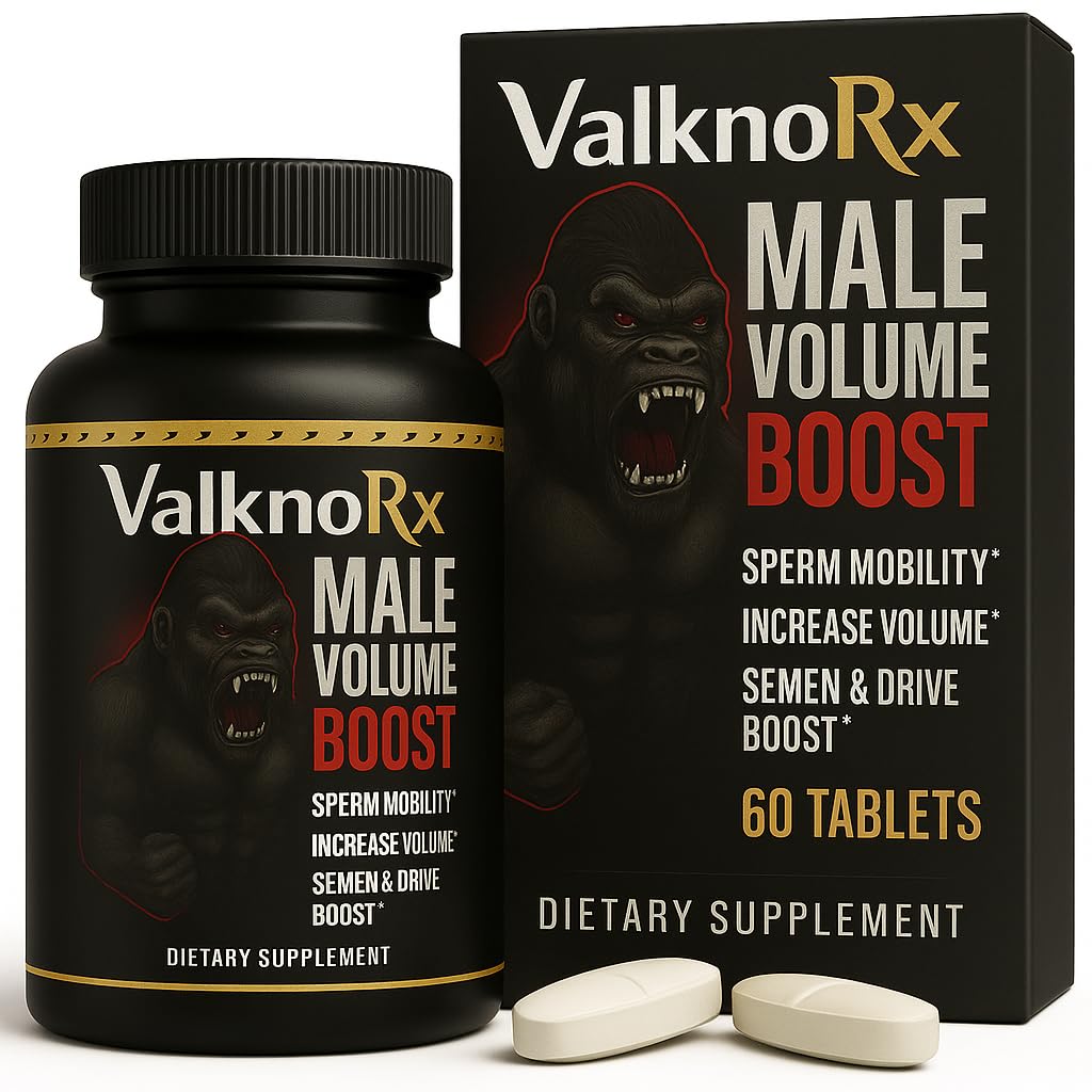 VALKNORX Male Enhancing Supplement, Designed to be Fast Acting for Blood Flow to Gain Length & Girth + Stamina, Maca, Epimedium, and Other Natural Ingredients, 3rd Party Tested Supplement 60 Tablets - dailyvitalstore