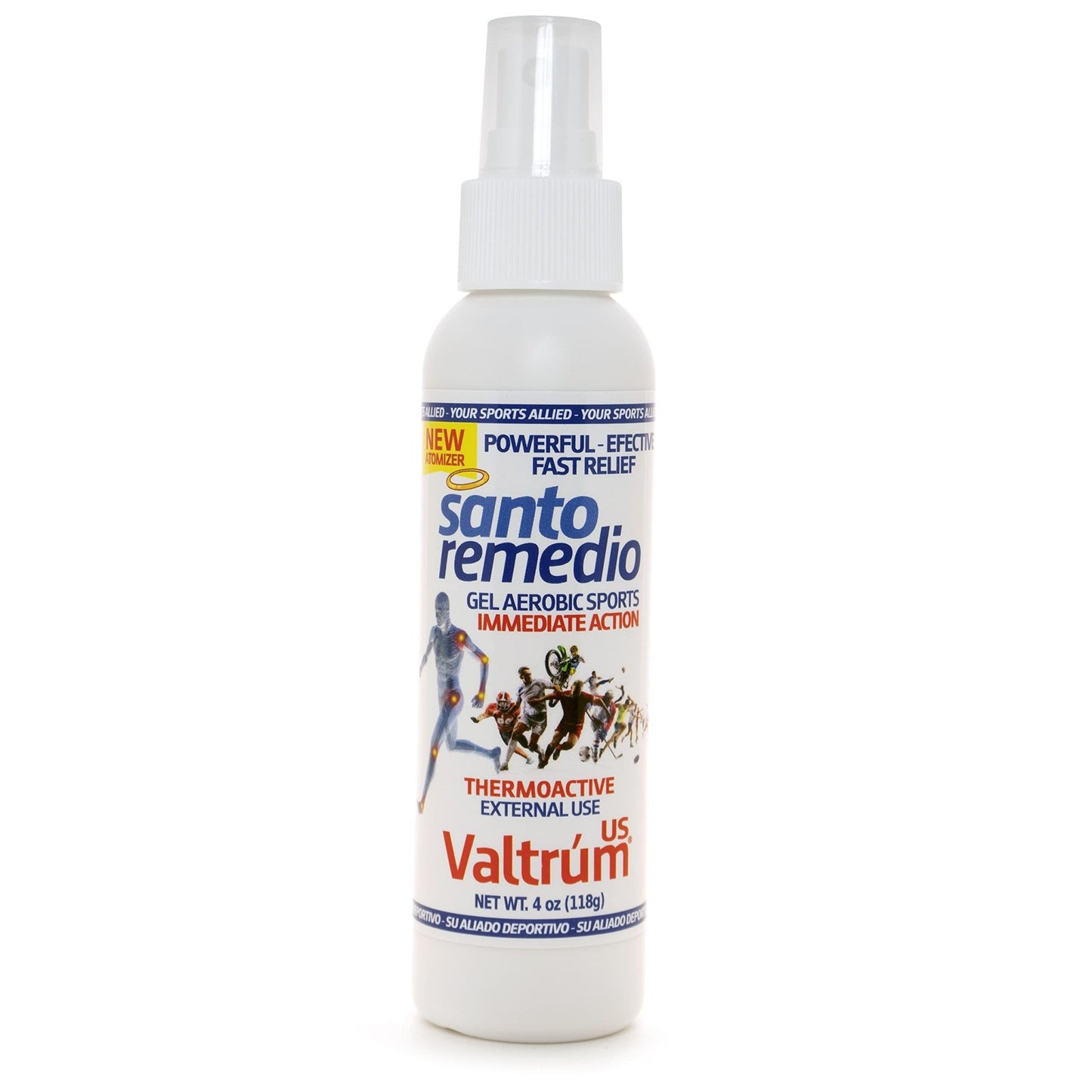 Valtrum Santo Remedio Pain Relief Spray, 4 Oz - dailyvitalstore