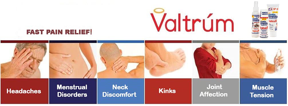 Valtrum Santo Remedio Pain Relief Spray, 4 Oz - dailyvitalstore