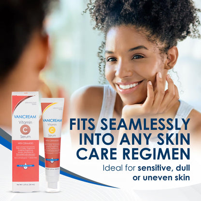 Vanicream Vitamin C Serum, 1.2 Fl Oz, Formulated without Common Irritants for Sensitive Skin, Milky and Lightweight Brightening Serum, Hydrates & Boosts Glow, - dailyvitalstore