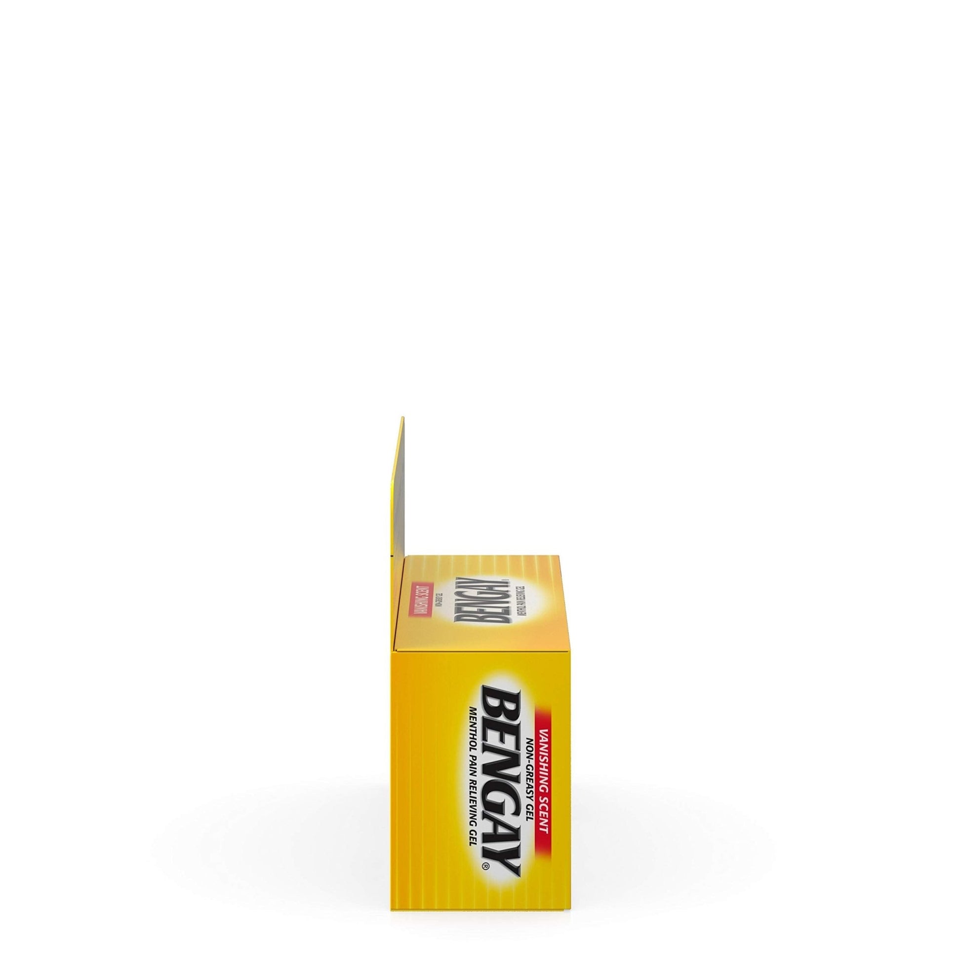 Vanishing Scent Bengay Relief Gel, Non-Greasy Topical Reliever with Cooling Menthol, 2 oz - dailyvitalstore