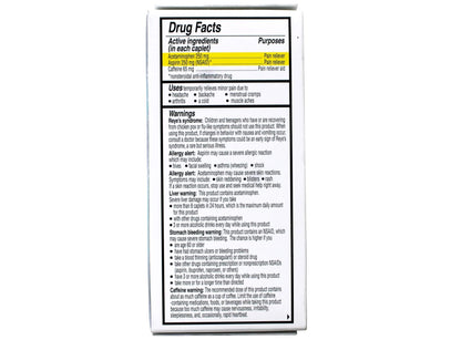 Vanquish Extra Strength Pain Reliever Caplets-100 ct. (Pack of 3) - dailyvitalstore