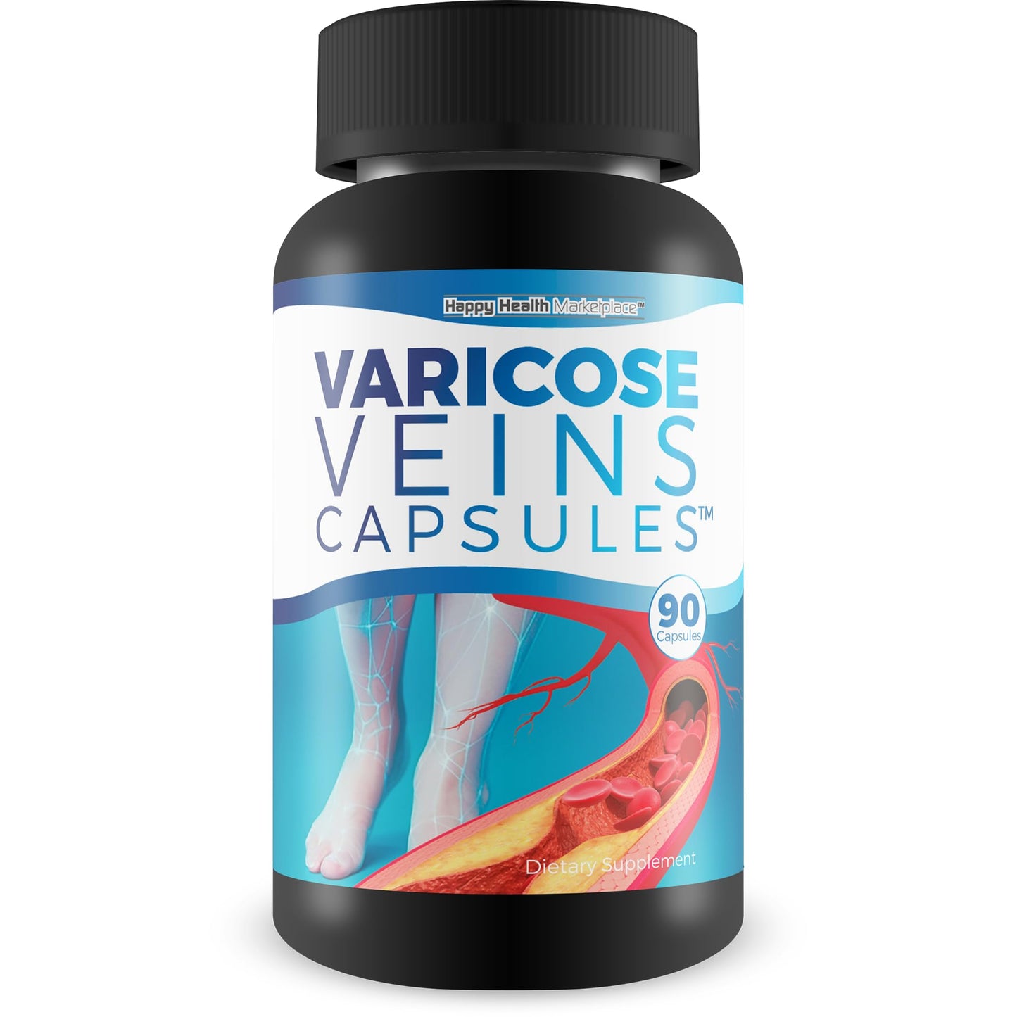 Varicose Veins Capsules - Our Best Natural Varicose Veins Treatment - Varicose Vein Supplement Anti Varicose Veins Women - Herbal Varicose Veins Treatment for Legs - Herbal Remedies for Varicose Veins - dailyvitalstore