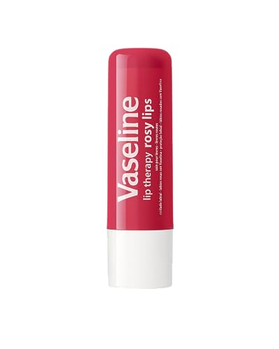 Vaseline Lip Therapy Care Rosy, Fast-Acting Nourishment, Ideal for Chapped, Dry, Cracked, or Damaged Lips, Lip Balm, 4-Pack, 0.16 Oz Each - dailyvitalstore