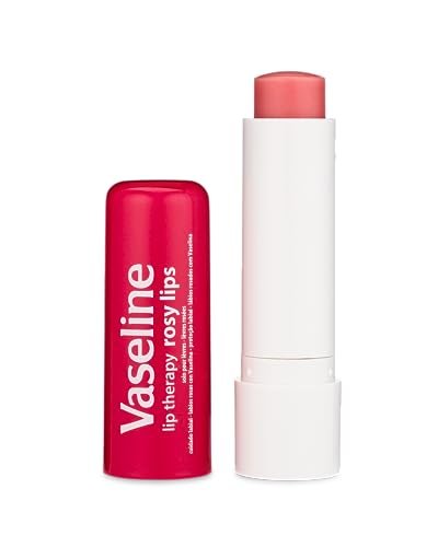 Vaseline Lip Therapy Care Rosy, Fast-Acting Nourishment, Ideal for Chapped, Dry, Cracked, or Damaged Lips, Lip Balm, 4-Pack, 0.16 Oz Each - dailyvitalstore